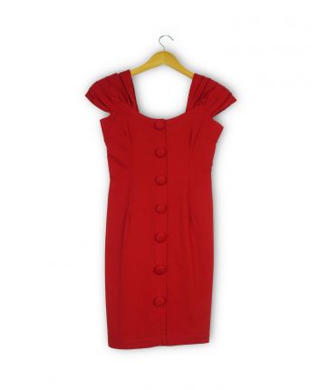Robe unie rouge