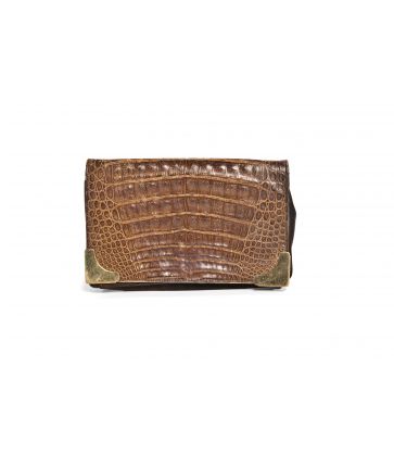 Sac en Croco Marron