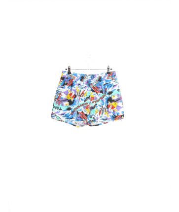 Short Imprimée Plage Vintage