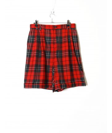Short Tartan Vintage T 38