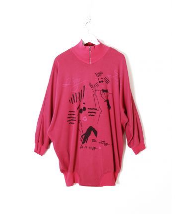 Sweat 80's Rose T M - L