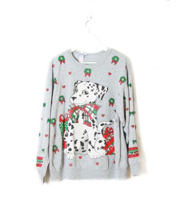 Sweat de Noël Gris T L