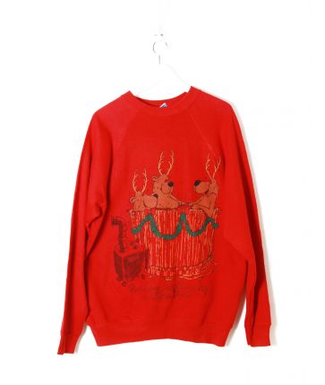 Sweat de Noël Rouge T L