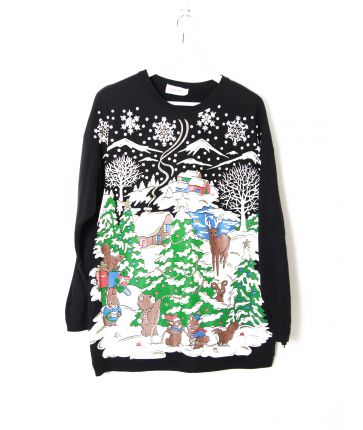 Sweat Noël Noir