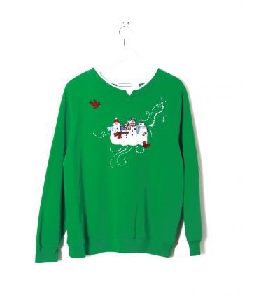 Sweat Sapin Vert T L