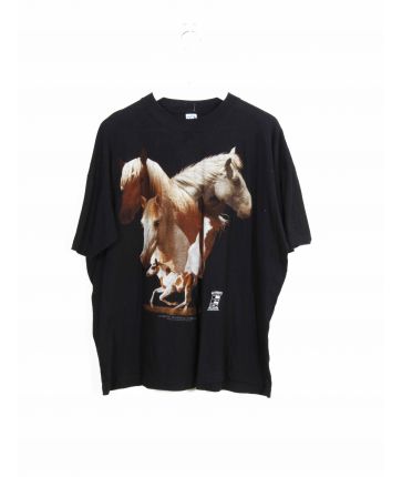 T-shirt Rock Imprimé Cheval T XXL