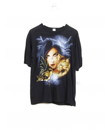 T-shirt Visage Noir