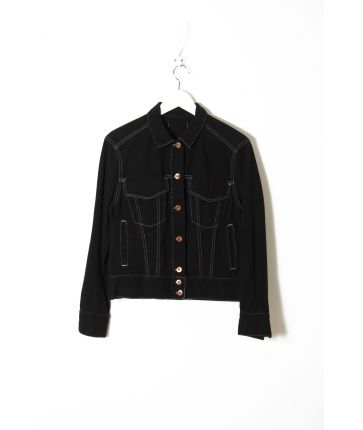 Veste en Jean Noire Vintage