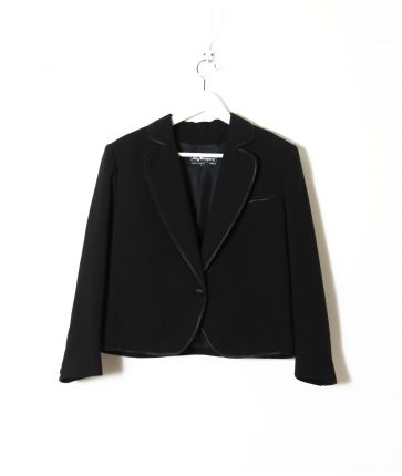 Veste Noire rétro T 38