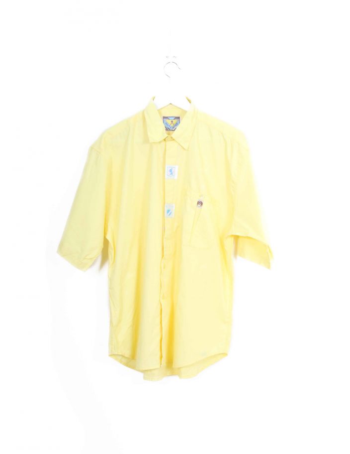 Chemisette 80's Vintage Jaune
