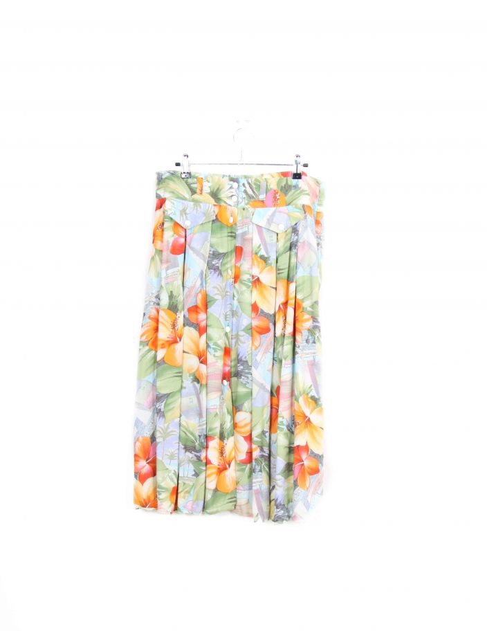 Jupe Imprimée à fleur Vintage