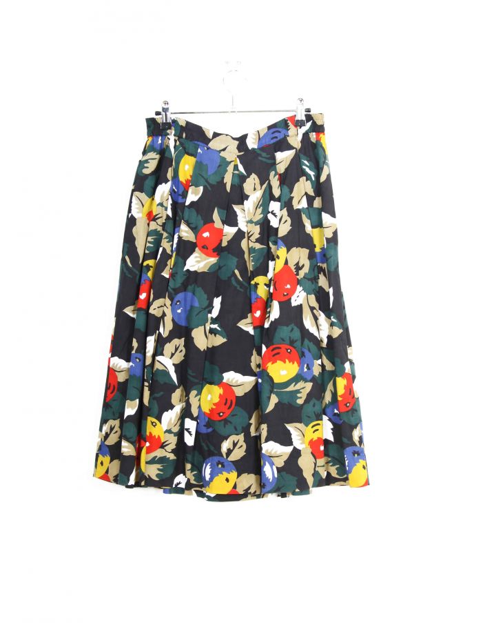 Jupe Imprimée Fruit Vintage