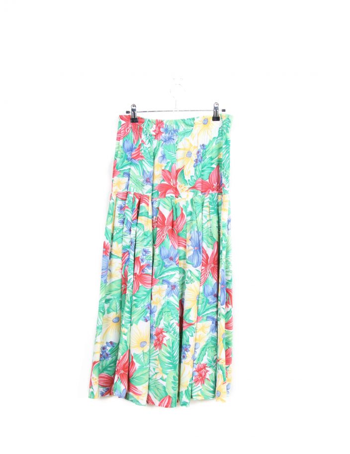 Jupe Imprimée motif à fleur Vintage