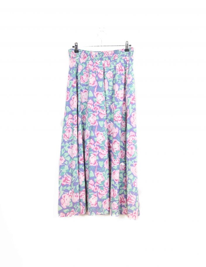Jupe Motif Fleur Vintage