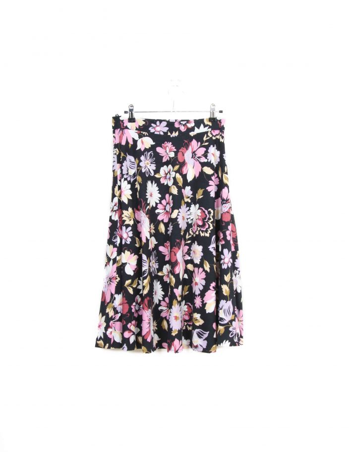 Jupe Motif Fleur Vintage