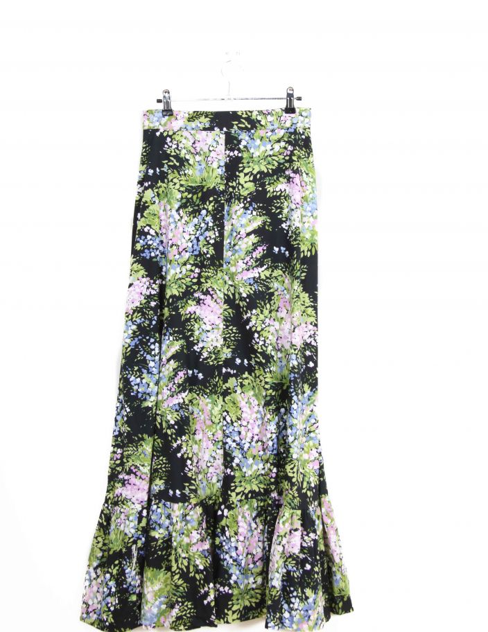 Jupe Motif Fleur Vintage