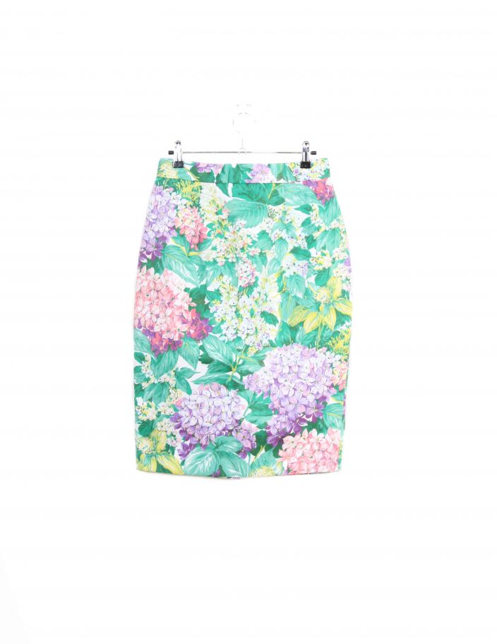 Jupe Motif Fleur Vintage