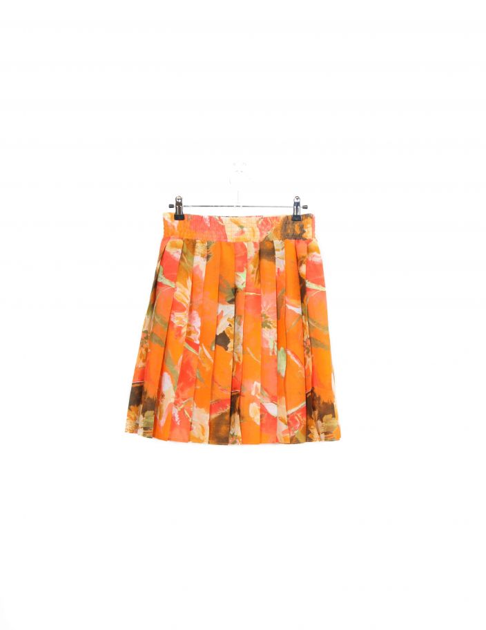 Jupe Motif Fleur Vintage