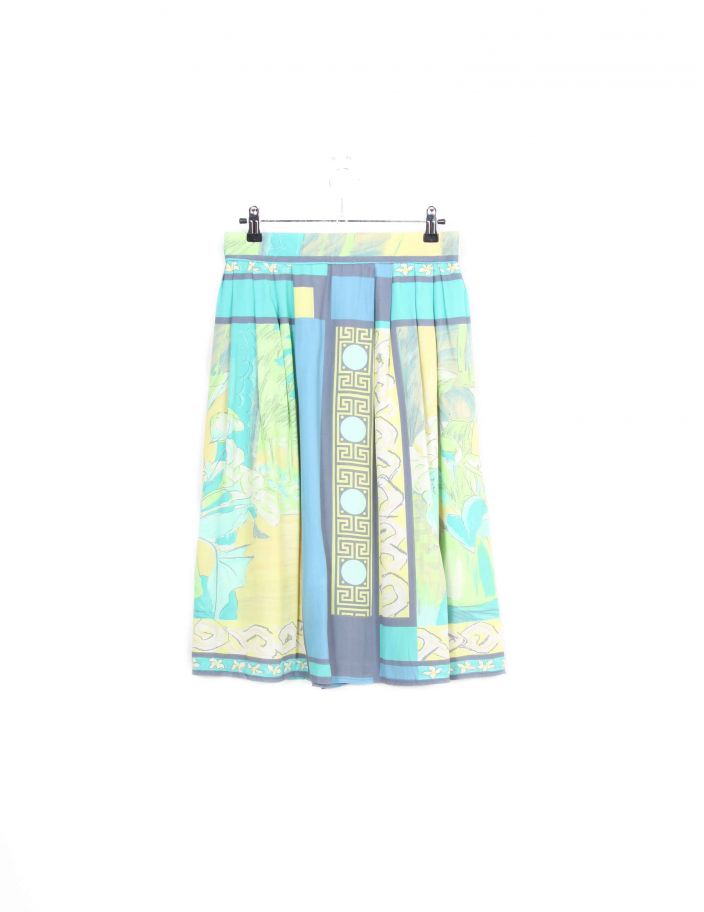 Jupe Motif Fleur Vintage