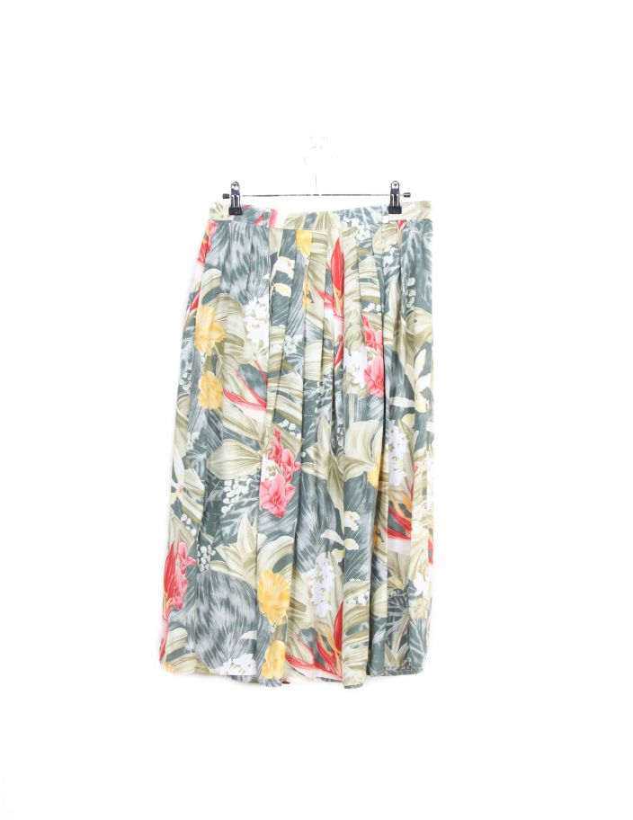 Jupe Motif Fleur Vintage