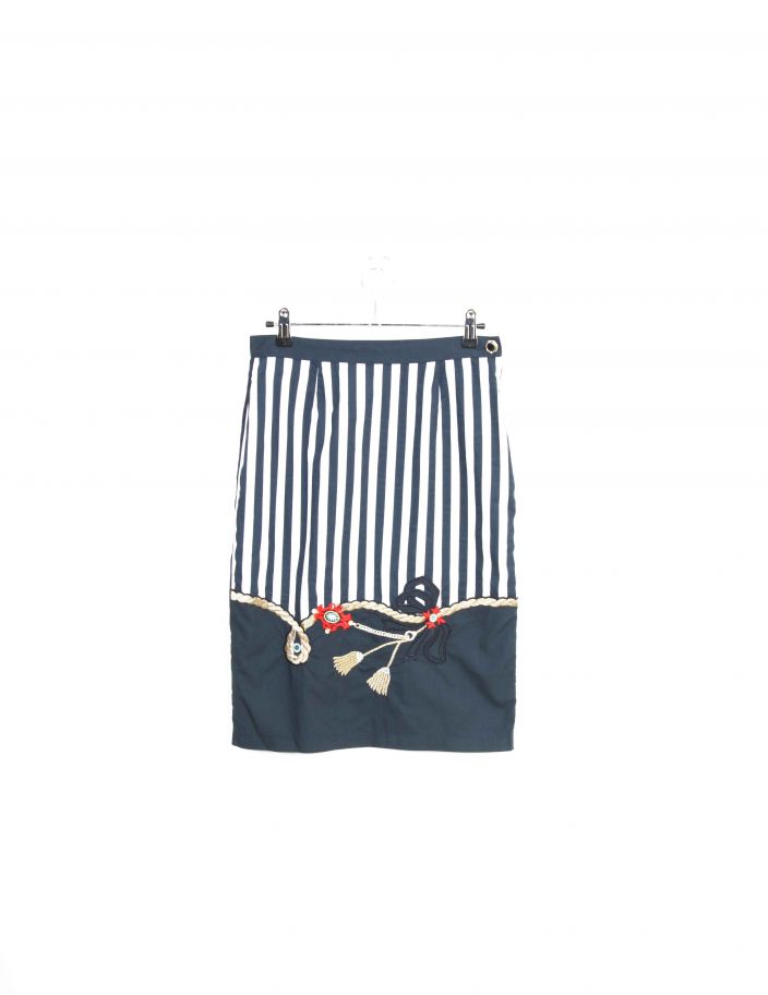Jupe Motif Marin Vintage