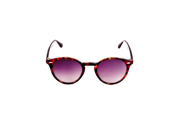 Lunette de Soleil Look Vintage Écaille Marron Brillant