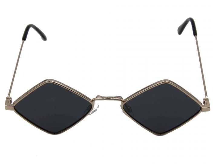 Punk Polygone Lunettes De Soleil Vintage Losange Mu00e9tal - Main Image