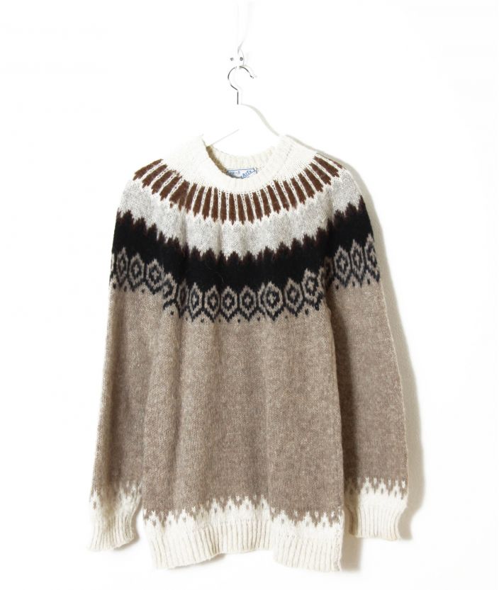 Pull Nordique Vintage Fait Main