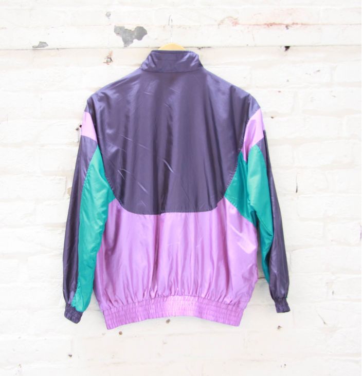 Veste de Jogging - Adidas - Vintage - Violet - Vert - Rose - Tilt Vintage
